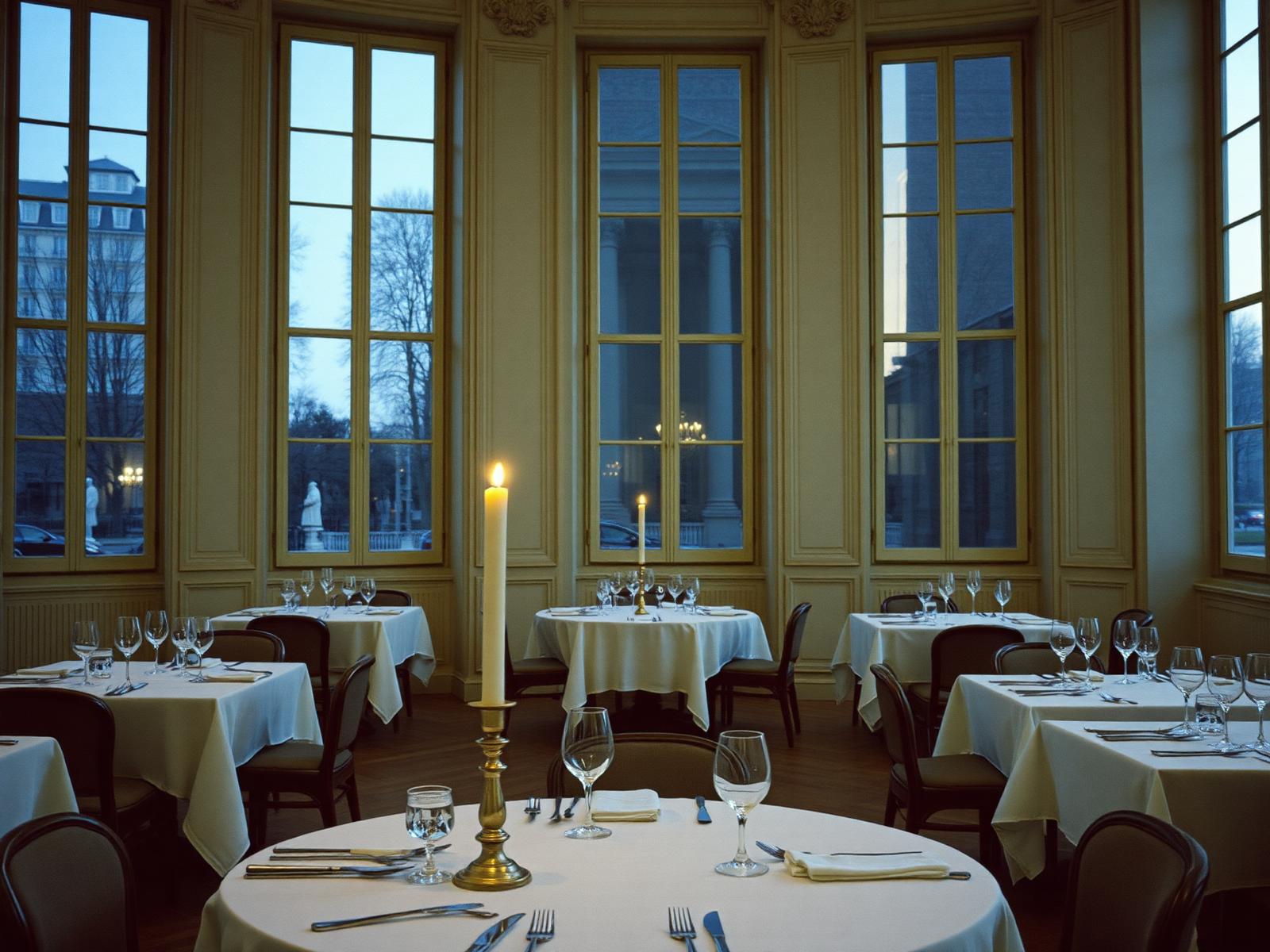 Assiette de gastronomie contemporaine
